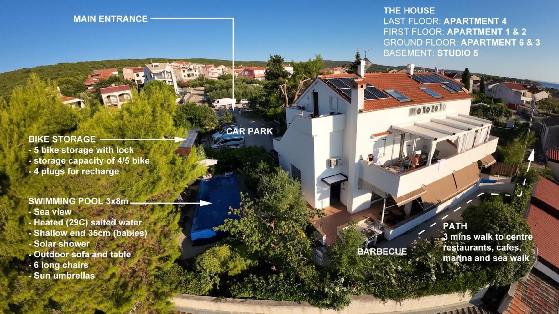 Apartments Monika Bed & Breakfast 1&4 Punat Exterior photo